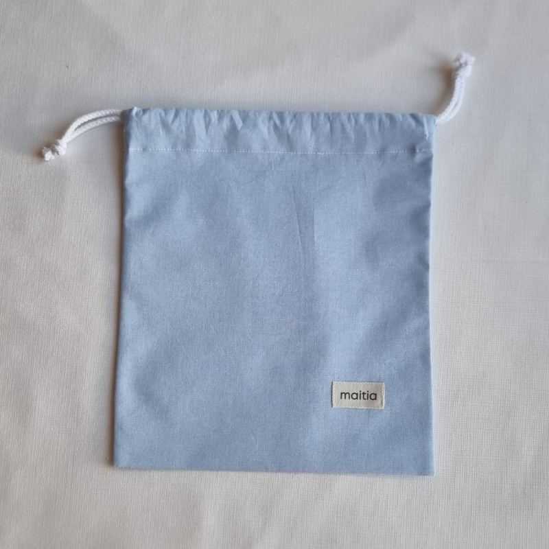 Bolsa Multiusos Azul Bebe Liso