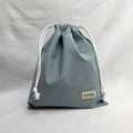 Bolsa Multiusos Verde Empolvado Liso