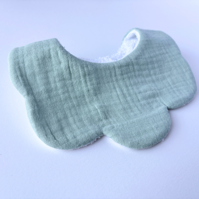 Flor Muselina Verde 3