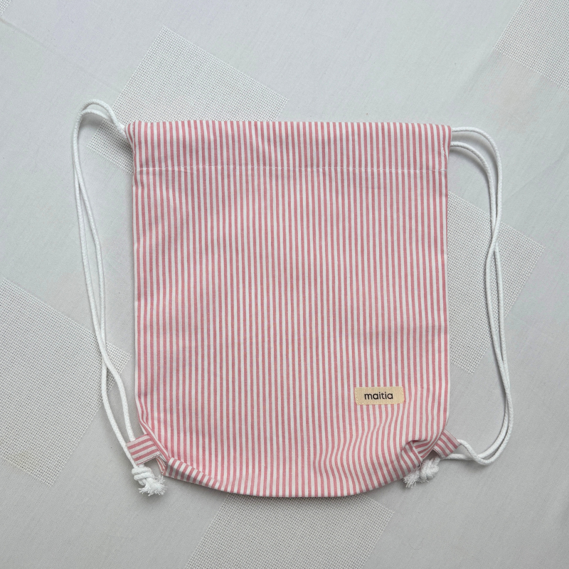 Mochila Rayas Rosa