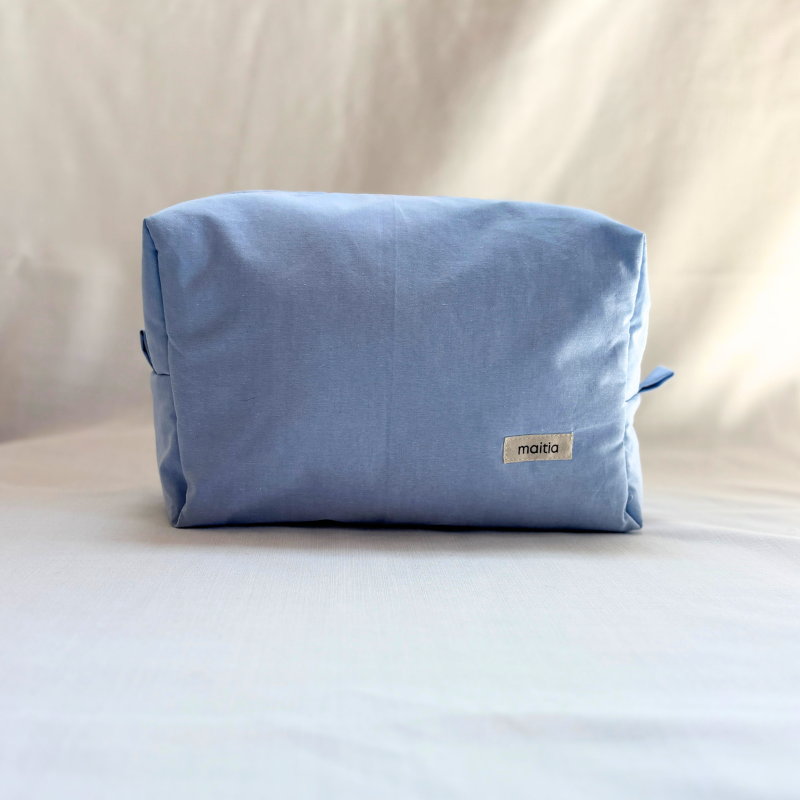 Neceser Grande Azul Bebe Liso 2