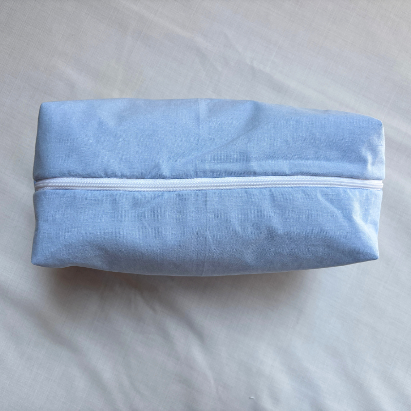 Neceser Grande Azul Bebe Liso 3